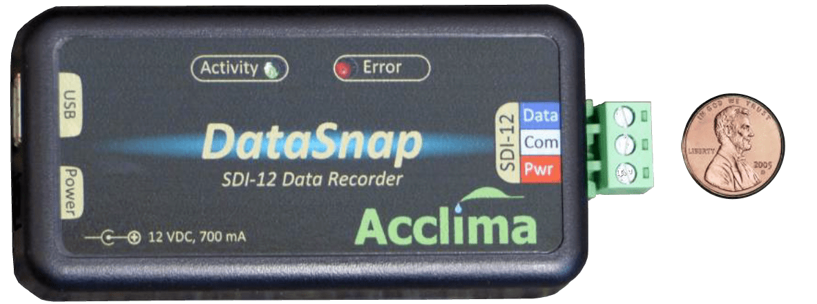 Acclima DataSnap SDI-12 Data Recorder with Penny