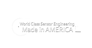 Acclima World Class Sensor Engineering, Made in America Logo