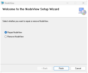 Repair NodeView Screenshot - Acclima